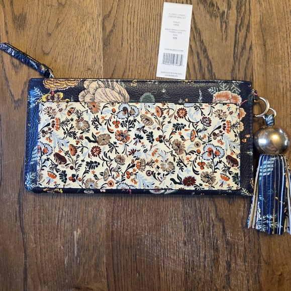 Tory Burch Leather Oversized Clutch Wallet - Picture 9 of 10